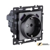 Розетка с USB зарядкой 2 порта А+C 2400mA Kollinger Asthetik серая