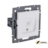 Розетка компьютерная rj45 cat 6 Kollinger Aspekt белая матовый