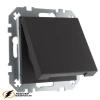 Розетка с крышкой ip44 16а 250в автозажимная Liregus Epsilon-Retro коричнево-черная