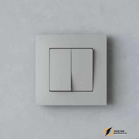 Рамка 1 местная Werkel Slab дымчатый софт