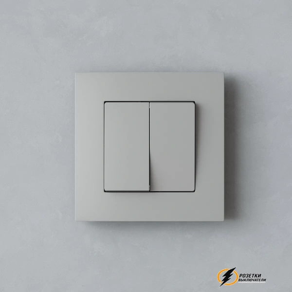 Рамка 1 местная Werkel Slab дымчатый софт