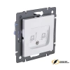 Розетка компьютерная rj45 двойная cat 6 Kollinger Aspekt белая