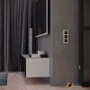 Рамка металлическая 3 местная Werkel Platinum алюминий