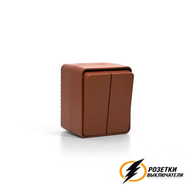 Выключатель жалюзи накладной ip54 AtlasDesign Profi террактовый