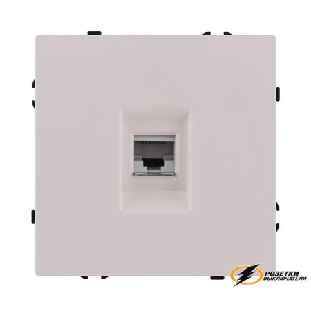 Розетка компьютерная rj45 cat 6 Kollinger Eclipse кашемир