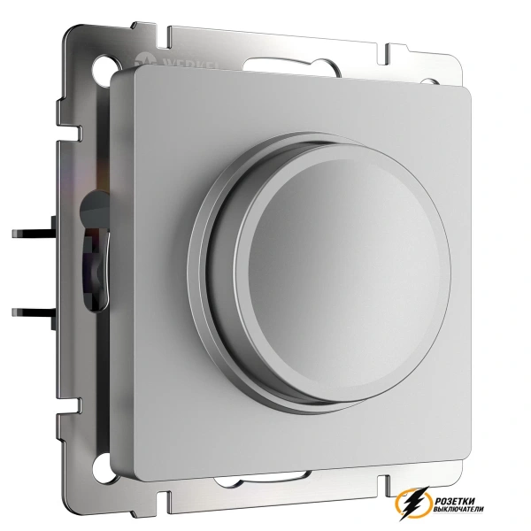 Диммер Triac, LED 5-170Вт, 510Вт Werkel серебряный