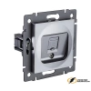 Розетка компьютерная rj45 cat 6 Kollinger Aspekt серая