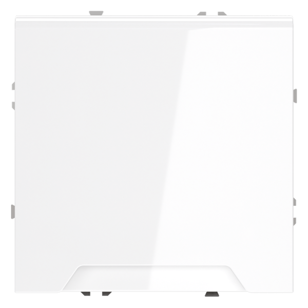 Розетка с крышкой ip40 16а 250в Voltum S70 белая глянцевая VLS040300