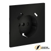 Накладка розетки зарядки тип А+C Voltum S70 черная VLS001007
