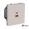Зарядка USB 2 порта А+C 6000mA 65Вт Kollinger Eclipse кашемир