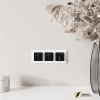Розетка с USB зарядкой 2 порта А+C 3,0 mA Werkel черная акрил