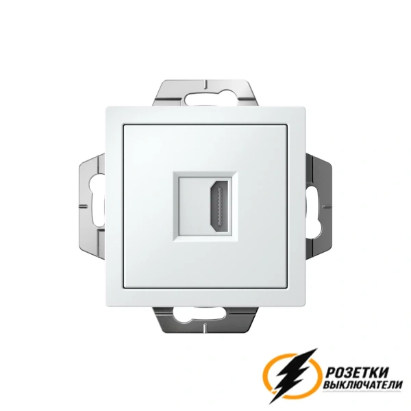 Розетка HDMI AtlasDesign белая
