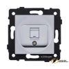 Розетка компьютерная rj45 cat 5e Kollinger Aspekt серая