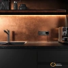 Розетка с крышкой ip40 16а 250в Werkel черная матовая