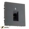 Розетка компьютерная rj45 cat 6 Liregus Modern антрацит