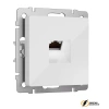 Розетка компьютерная rj45 cat 6 Werkel белая