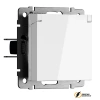 Розетка с крышкой ip40 16а 250в Werkel белая