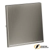 Выключатель проходной одноклавишный с подсветкой Voltum S70 Metal никель VLSM000211+VLS010400