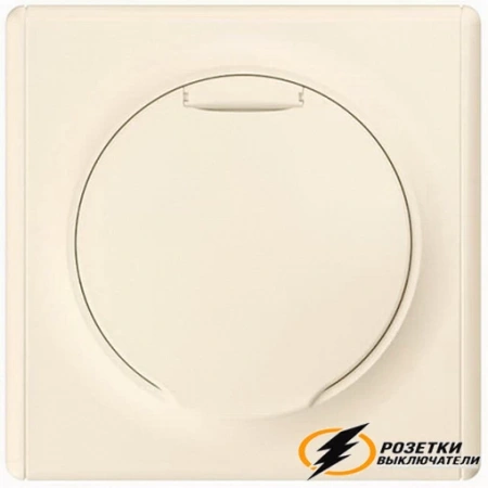 Розетка с крышкой ip44 16а 250в OneKey бежевая