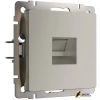 Розетка компьютерная rj45 cat 5e Werkel дымчатая