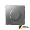 Диммер поворотно-нажимной LED 3-150 Вт, 10-400 Вт ArtGallery сталь
