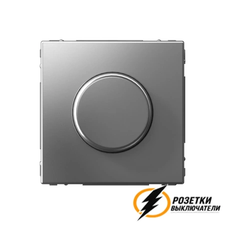 Диммер поворотно-нажимной LED 3-150 Вт, 10-400 Вт ArtGallery сталь