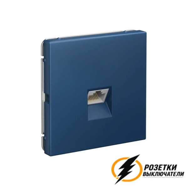 Компьютерная розетка rj45 UTP cat 5e ArtGallery аквамарин