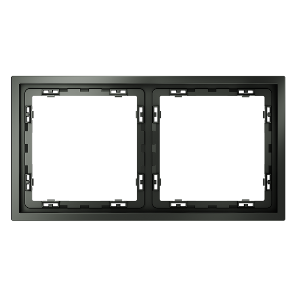 Рамка 2 местная Voltum S70 титан VLS100205
