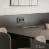 Розетка с USB зарядкой 2 порта А+C 3,0 mA Werkel графит акрил