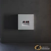 Накладка аудио розетки Voltum S70 серая VLS001515