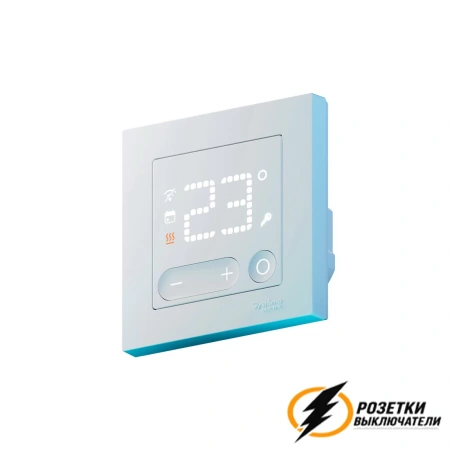 Программируемый терморегулятор Zigbee Sber AtlasDesign белый