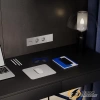 Выключатель двухклавишный Voltum S70 сталь VLS020104