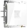Розетка компьютерная rj45 cat 6 Werkel белая