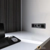 Розетка с USB зарядкой 2 порта А+A 2,1 mA Werkel черная акрил