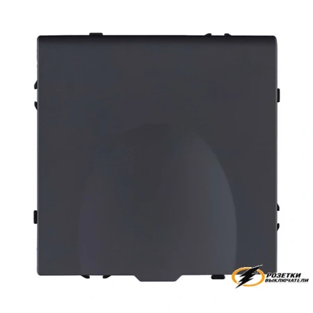 Розетка с крышкой ip41 16а 250в Kollinger Eclipse черная