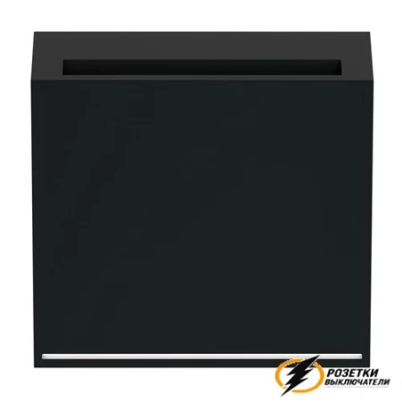 Накладка карточного выключателя Voltum S70 черная VLS002607