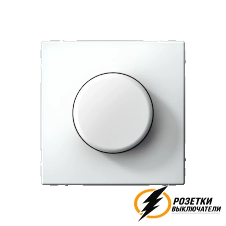 Диммер поворотно-нажимной LED 3-150 Вт, 10-400 Вт ArtGallery белый