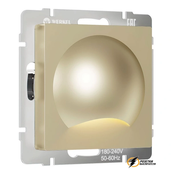 Подсветка ступенек лестницы Werkel Moon шампань