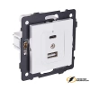 Зарядка USB 2 порта А+C 3000mA 20Вт Kollinger Aspekt белая