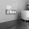 Розетка с крышкой ip40 16а 250в Werkel белая