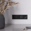 Диммер Triac, LED 5-170Вт, 510Вт Werkel черный акрил