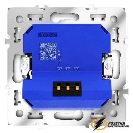 Диммер LED 5-300 Вт, 600Вт Voltum S70 белый глянцевый VLS070300