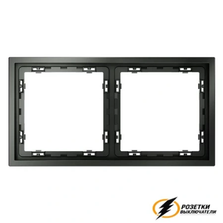 Рамка 2 местная Voltum S70 титан VLS100205