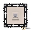Розетка компьютерная rj45 cat 6 Brionilux G кашемир матовая