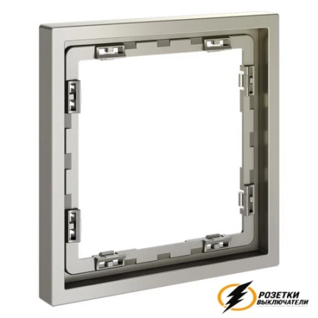 Рамка 1 местная Voltum S70 шелк VLS100103