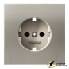 Накладка розетки со шторками Voltum S70 Metal никель VLSM000710
