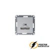 Зарядка USB 2 порта А+A 2,1 mA AtlasDesign жемчуг
