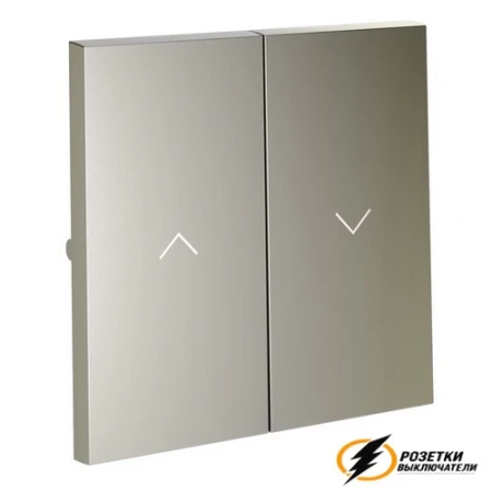 Накладка выключателя жалюзи Voltum S70 шелк VLS002503