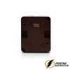 Выключатель накладной двухклавишный ip54 AtlasDesign Profi коричневый