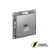 Компьютерная розетка rj45 UTP/FTP cat 6 AtlasDesign алюминий